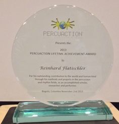 Reinhard Flatischler récompensé par PERCUACTION